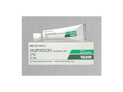Mupirocin Ointment USP 2%, 22 g, Teva Pharmaceuticals USA (RX)
