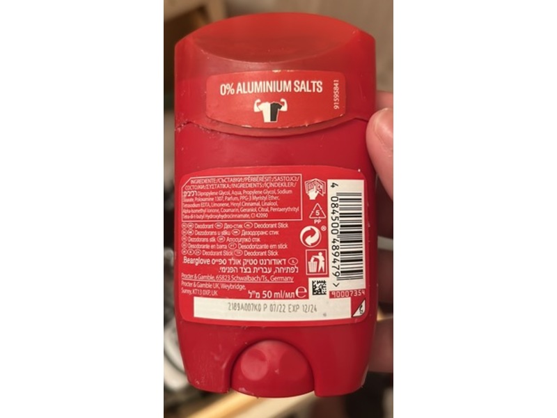Old Spice Deodorant Stick, Bearglove , 50 mL