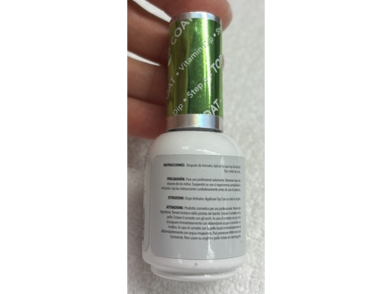 Triple Vitamin Dip Gel, 4 Top Coat, 0.61 fl oz/18 mL