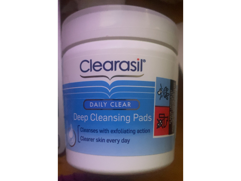 Clearasil Daily Clear Deep Cleansing Pads, 65 Count