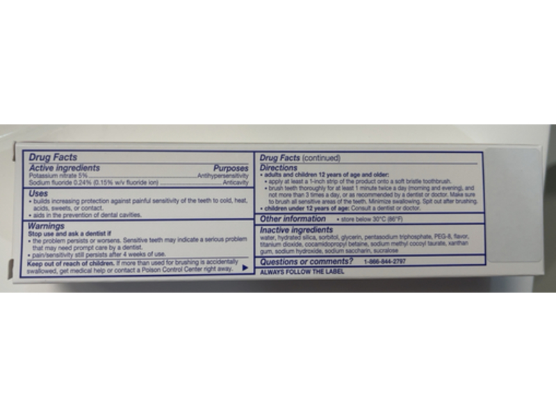 Sensodyne Extra Whitening Sensitive Toothpaste, 4.0 oz/113 g, Pack Of 3