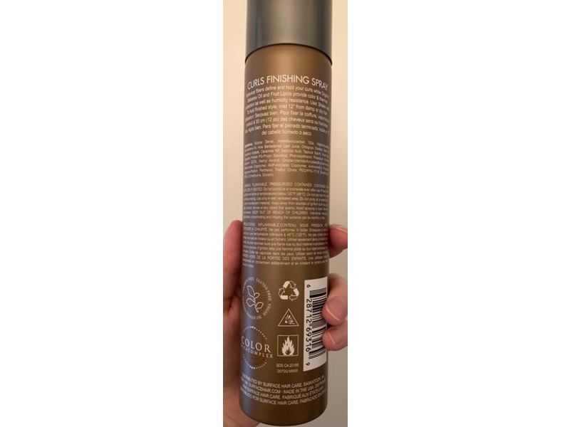 Surface Curls Finishing Spray, 10 oz/283 g