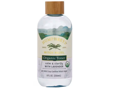 Humphreys Witch Hazel Organic Toner with Lavender, 8 fl oz/236 mL