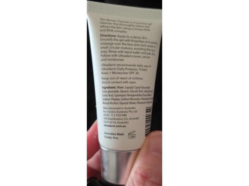 Ultra Derm Skin Renew Cleanser, 1.01 fl oz/30 mL