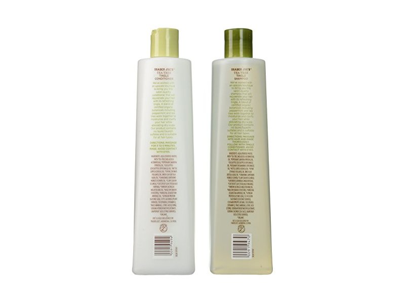 Trader Joe's Tea Tree Tingle Shampoo & Conditioner, 16 oz.