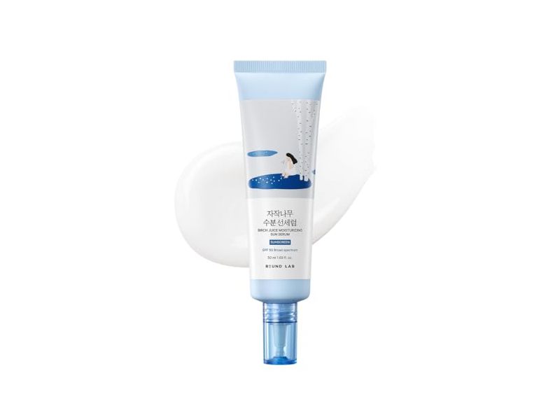 Round Lab Moisturizing Sun Serum, SPF 50 Birch Juice, 1.69 fl oz/50 mL