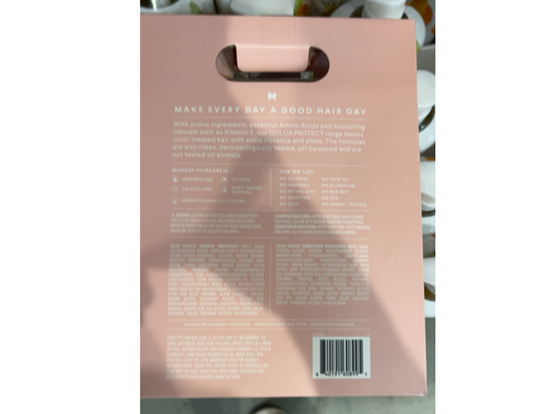 Monday Haircare Color Protect Shampoo & Conditioner Set, + Amino Acids, 30 fl oz/887 mL, Pack Of 2