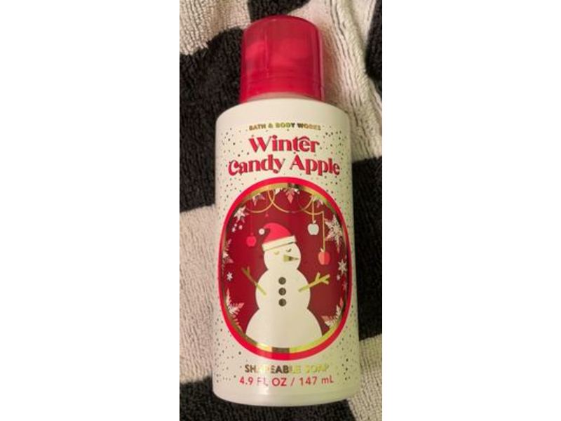 Bath & Body Works Winter Candy Apple Shapeable Soap, 4.9 fl oz/147 mL