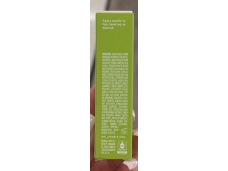 Well People Poutlove Peptide Lip Balm, Coconut, 0.35 oz/10 g