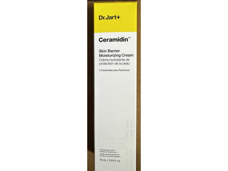 Dr.Jart+ Ceramidin Skin Barrier Moisturizing Cream, 2.53 fl oz/75 mL