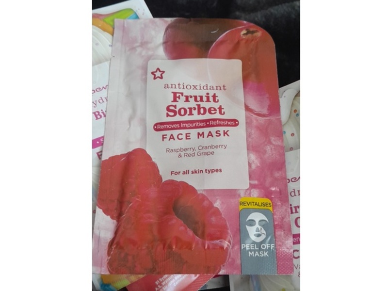 Superdrug Antioxidant Face Mask, Fruit Sorbet, 10 mL