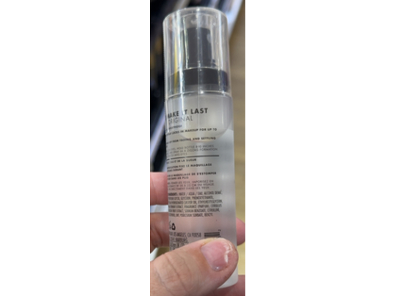 Milani Make It Last Original Natural Finish Setting Spray, Glycerin & Niacinamide, 2.03 fl oz/60 mL