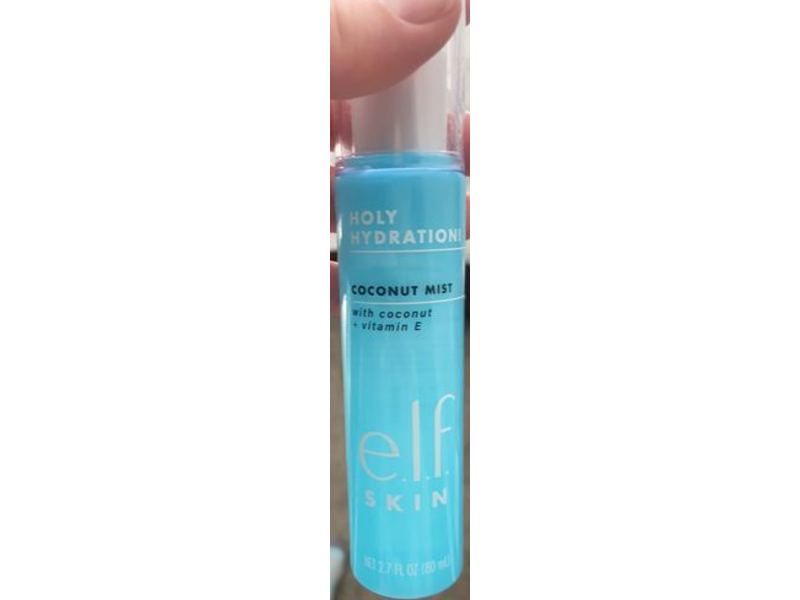 E.I.F. Cosmetics Holy Hydration Coconut Mist, Coconut + Vitamin E, 2.7 fl oz/80 mL