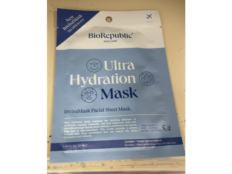 Bio Republic Ultra Hydration Facial Sheet Mask, 1.05 fl oz/31 mL, 1 Count