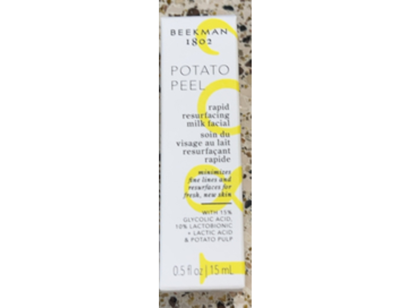 Beekman 1802, Rapid Resurfacing Milk Face, Potato Peel, 0.5 fl oz/15 mL