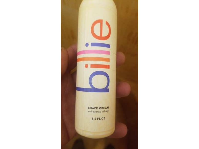 Billie Shave Cream, Aloe Vera and Sage, 6.5 fl oz