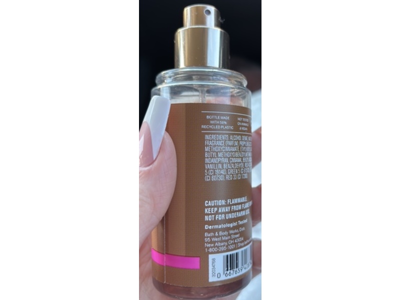Bath & Body Works Fine Fragrance Mist, Cinnamon Spice Delight, 2.5 fl oz/75 mL