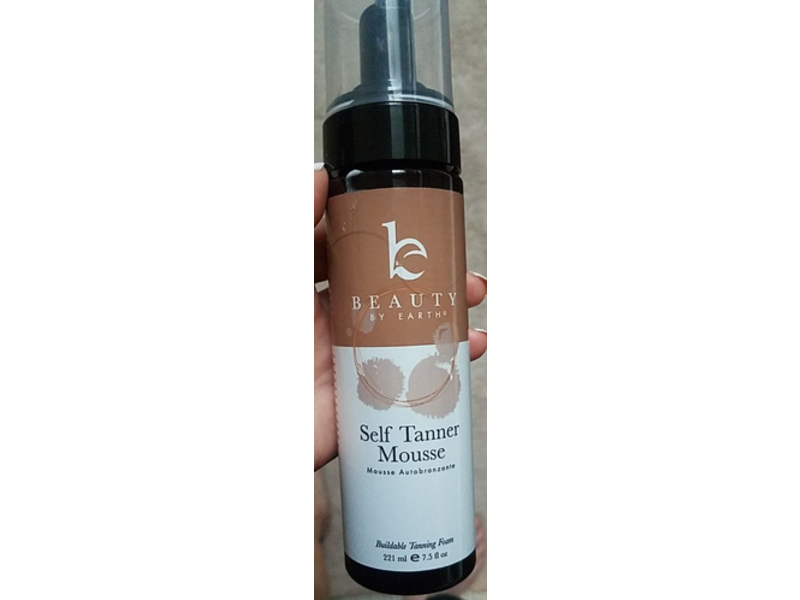 Beauty By Earth Self Tanner Mousse, Medium To Dark, 7.5 fl oz/221 mL