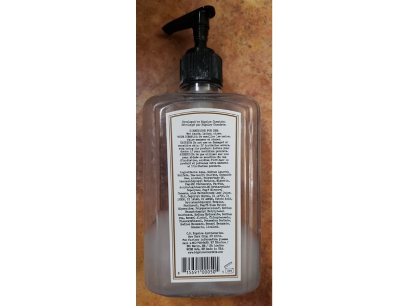 C.O. Bigelow Village Perfumer Hand Wash, Coconut, 10 fl oz/295 mL