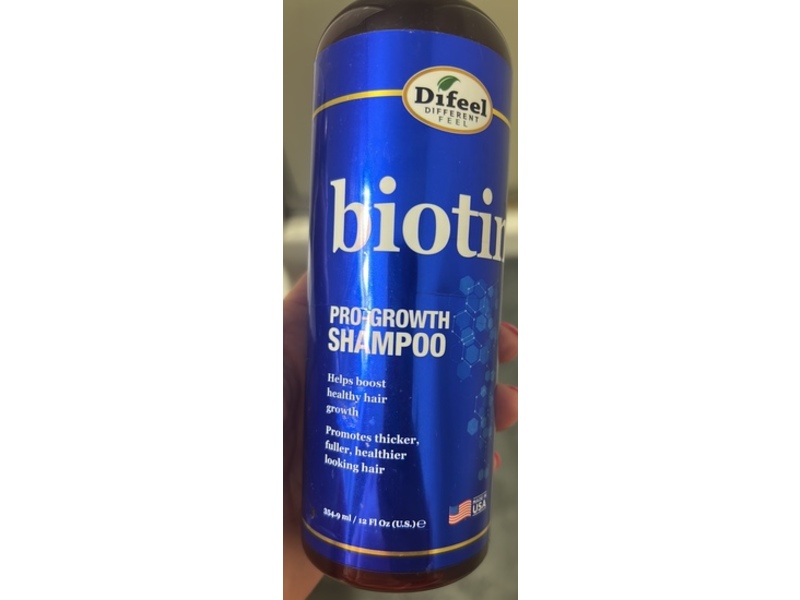 Difeel Biotin Pro-Growth Shampoo, 12 fl oz/354.9 mL