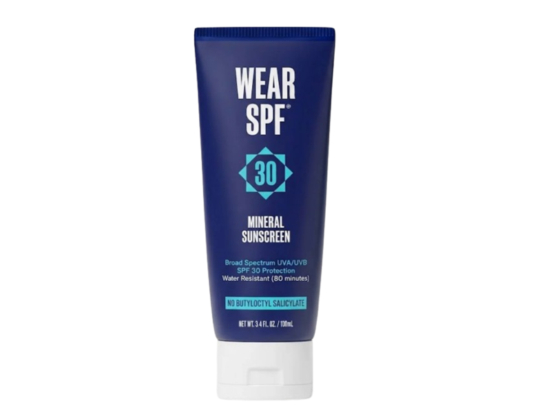 Wearspf Mineral Sunscreen Lotion, SPF 30, 3.4 fl oz/100 mL