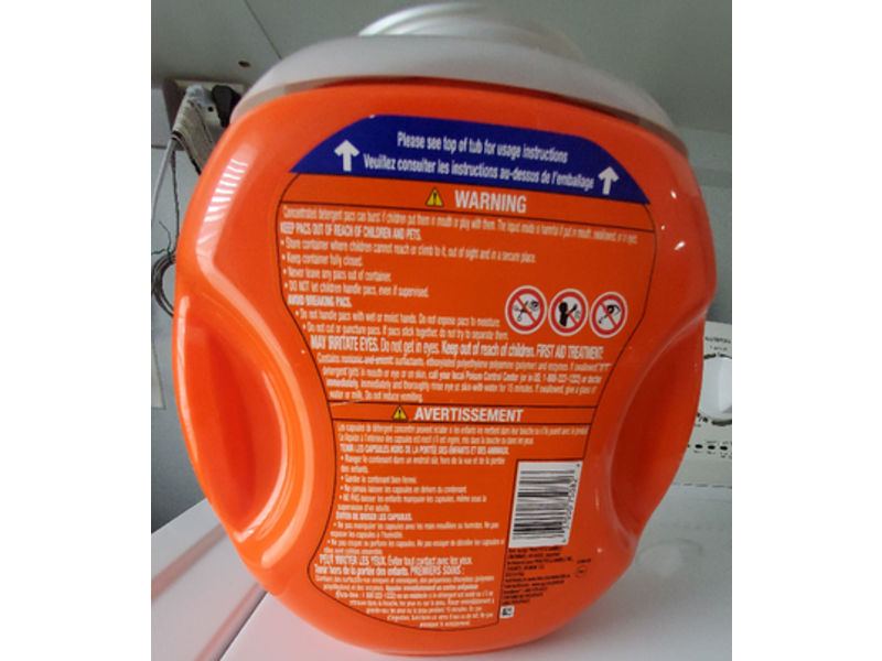 Tide Plus Pods 4 In 1 Ultra Oxl Laundry Detergent, 61 Count, 64 oz/3.93 lb