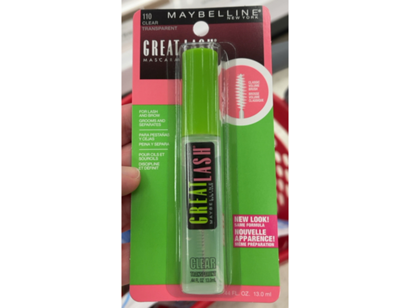 Maybelline New York Great Lash Mascara, 110 Clear Transparent, 0.44 fl oz/13.0 mL