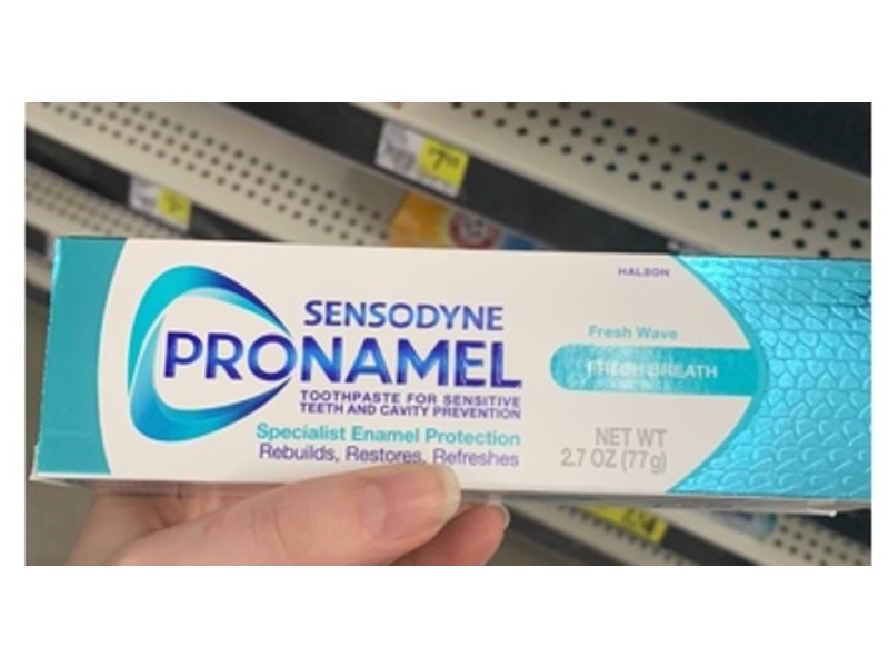 Sensodyne Pronamel Toothpaste, Fresh Breath, 2.7 oz/77 g