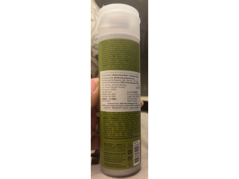 Cadiveu Vegan Repair Shampoo, 8.5 fl oz/250 mL
