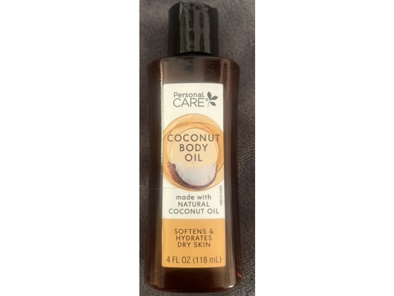 Personal Care Coconut Body Oil, 4 fl oz/118 mL