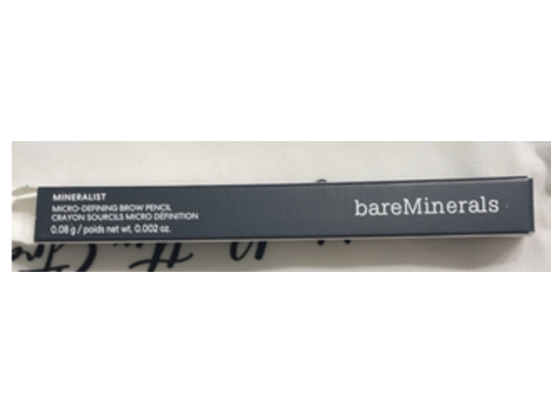 bareMinerals Mineralist Micro-Defining Brow Pencil, Taupe, 0.002 oz/0.08 g
