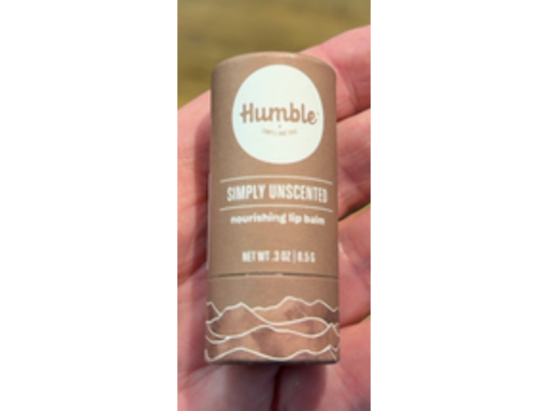 Humble Nourishing Lip Balm, Simply Unscented, 0.3 oz/8.5 g