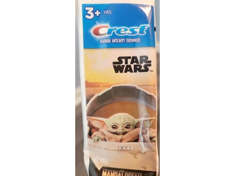 Crest Starwars Kids Toothpaste, Strawberry, 4.2 oz,Pack Of 2