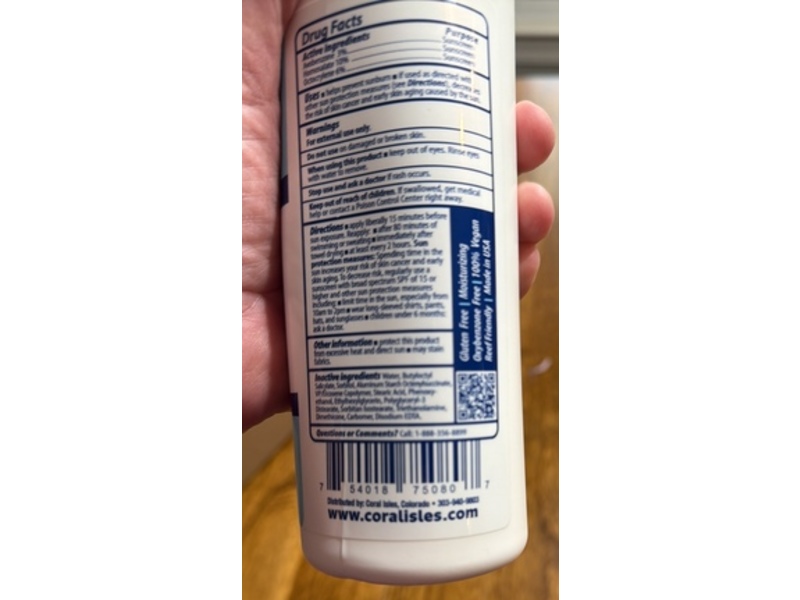 Coral Isles Reef Frendly Sunscreen Lotion, SPF 50, 16 oz/453 mL