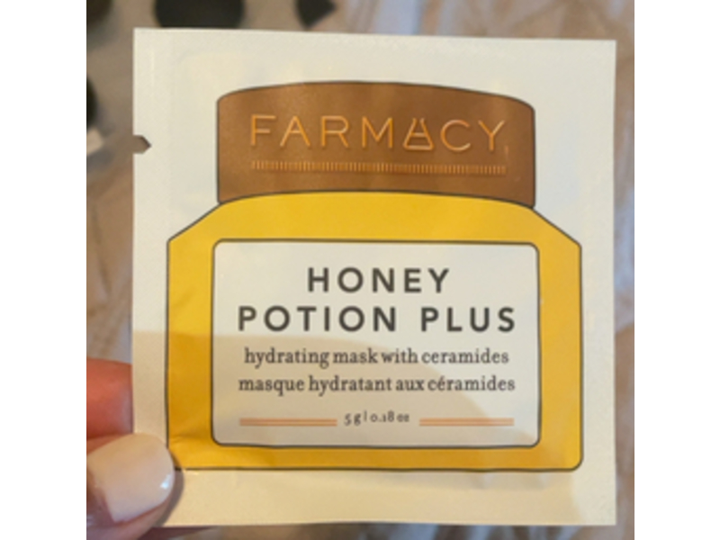 Farmacy Honey Potion Plus Hydrating Mask, Ceramides, 0.18 oz/5 g
