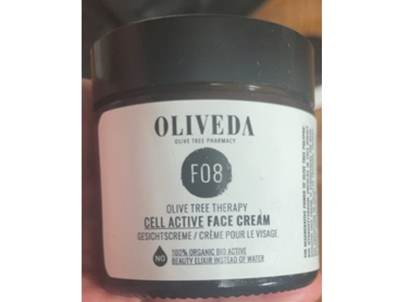 Oliveda Olive Tree Therapy F08 Cell Active Face Cream, 1.7 fl oz/50 mL