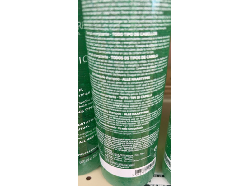 Rene Furterer Forticea Rituel Fortifiant Shampoo, Essential Oils, 20.2 fl oz/600 mL