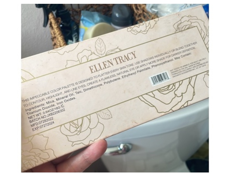 Ellen Tracy Rosy Nudes Eyeshadow Palette, 0.64 oz/18 g