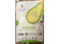 Stay Well Avocado Refreshing & Softening Sheet Mask, 20 g, 1 Count - thumbnail 2