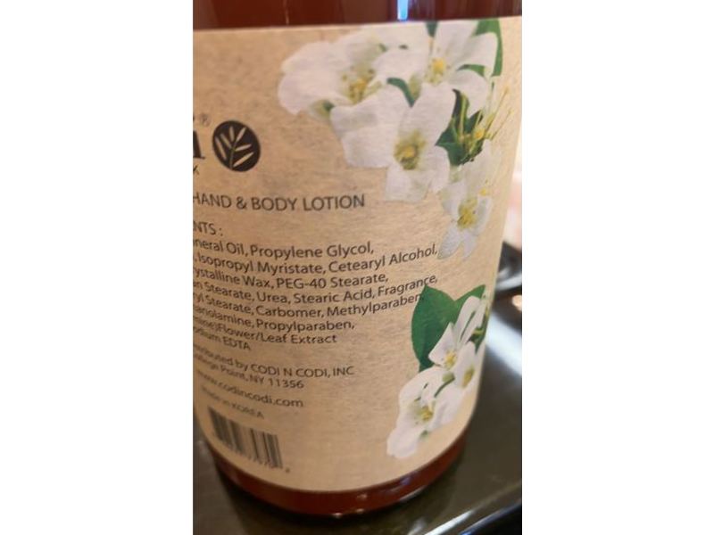 Codi Hand & Body Lotion, Jasmine, 25 fl oz/750 mL