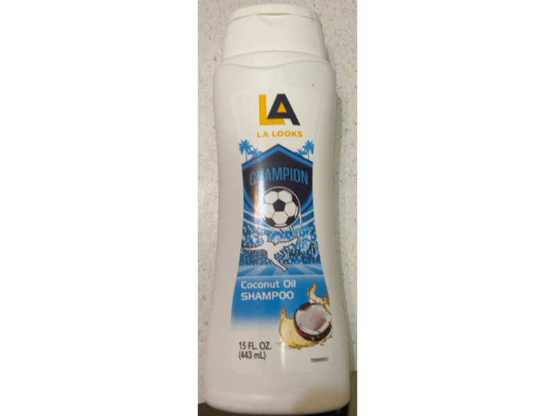 LA Looks Champion Coconut Oil Shampoo, 15 fl oz/443 mL