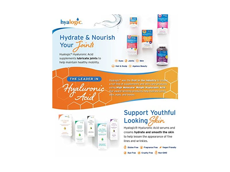 Hyalogic Hyla Tears Lubricant Eye Drops, 0.67 fl oz/20 mL