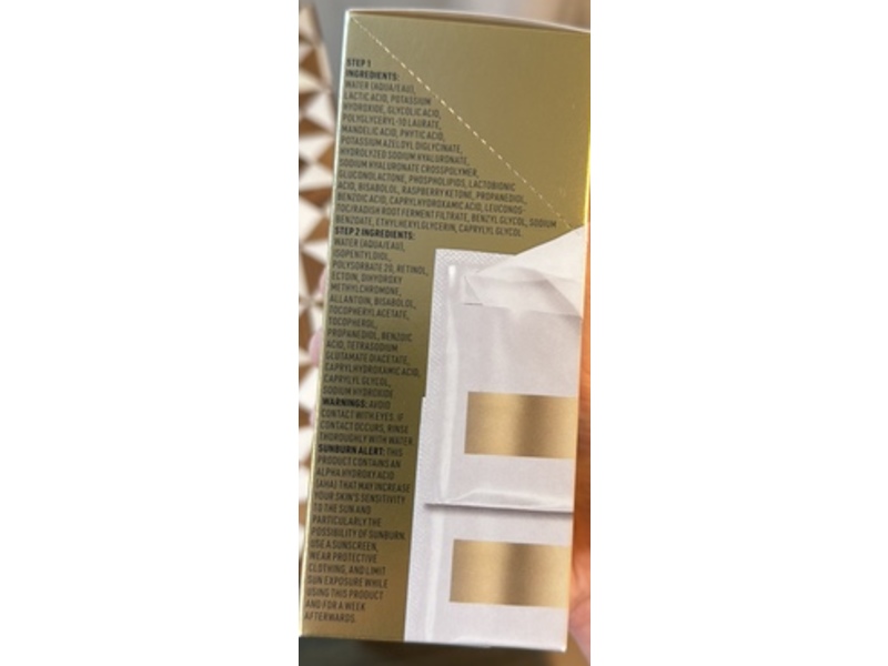 RoC Retinol Correxion Line Smoothing 2-Step Peel Pads, 0.068 fl oz/2 mL, 20 Count