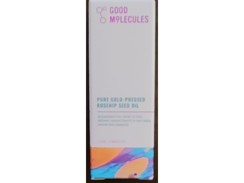 Good Molecules Pure Gold Pressed Rosehip Seed Oil, 0.44 oz/13 mL