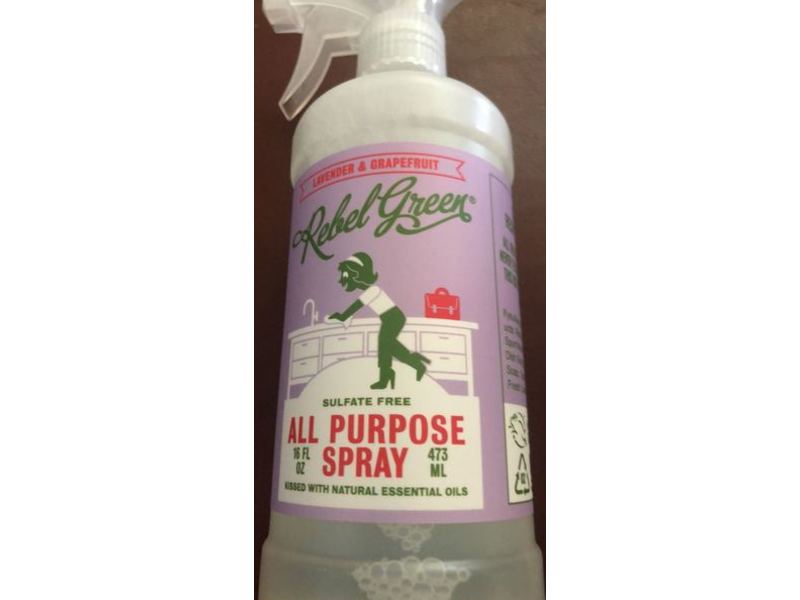 Rebel Green All-Purpose Spray, Lavender & Grapefruit, 16 fl oz/473 mL