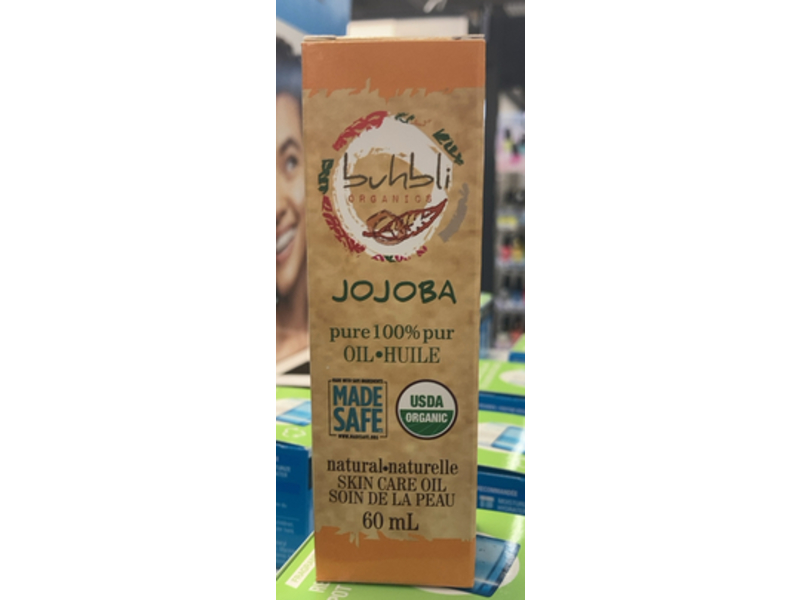 Buhbli Organic Natural Skin Care Oil, Jojoba, 60 mL