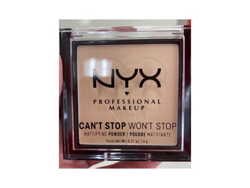 Nyx Professional Makeup Can't Stop Won't Stop Mattifying Powder, 02 Light, 0.21 oz/6 g