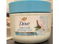 Dove Gommage Corps Body Scrub, Tropical Coconut & Lime, 15 oz/425 g - thumbnail 2
