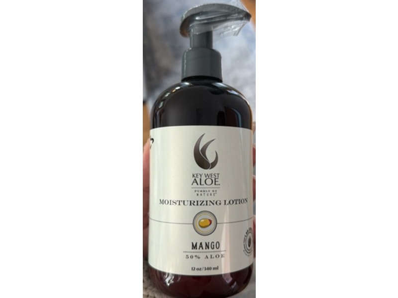 Key West Aloe Moisturizing Lotion, Mango, 12 oz/340 mL