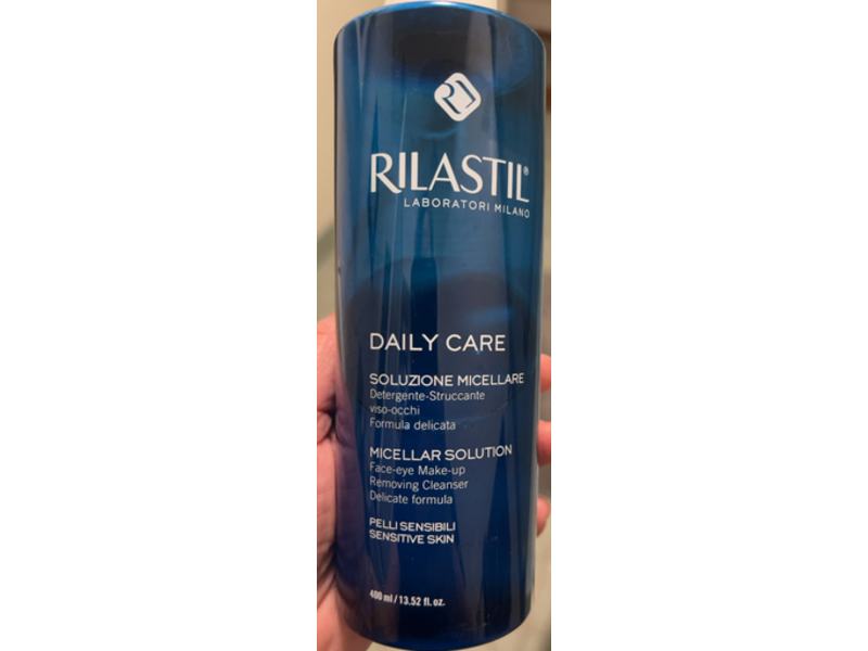Rilastil Daily Care Micellar Solution Makeup Removing Cleanser,13.52 fl oz/400 mL